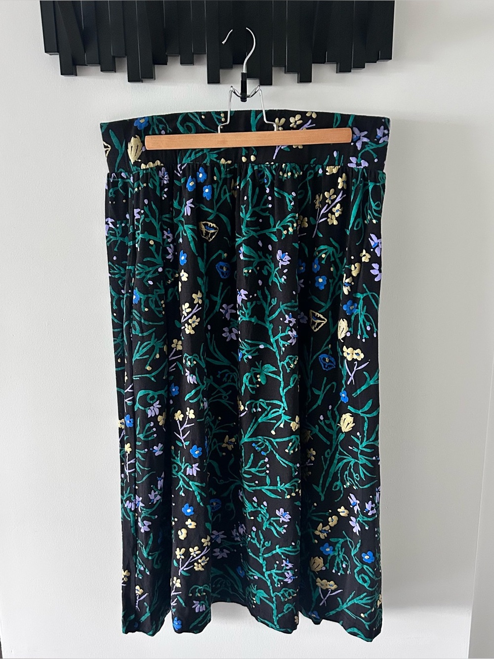 Thief & Bandit Chelsea Midi Skirt in Dusk Belladonna
